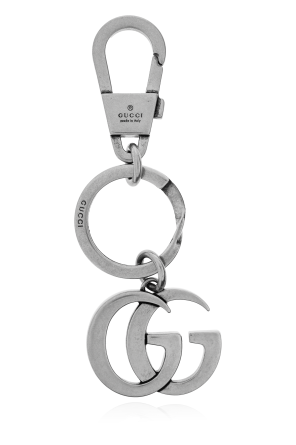 【DIESEL】Holi C Logo Keyring Silver Women's Metal keyring with logo plaque | Silver | Diesel